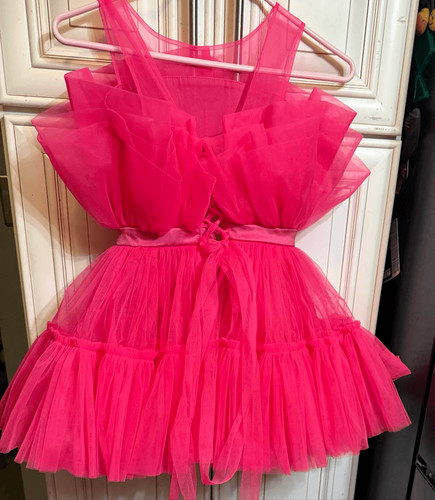 Lily land girls tulle ruffled - tulle,